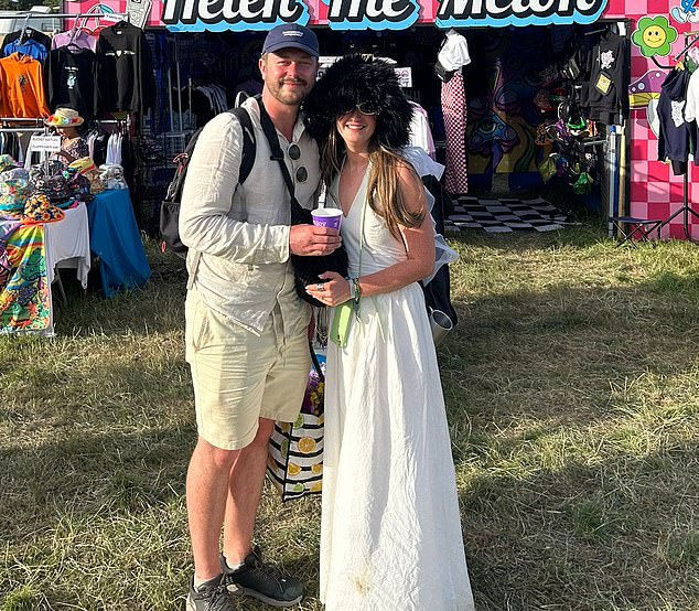 Though the ceremony itself was unconventional, the bride kept it traditional in a classic white wedding dress and veil, while the couple swapped vows