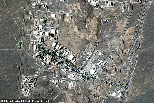 Pictured: The Natanz nuclear enrichment facility in central Iran on May 20, 2025
