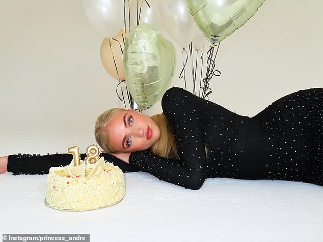 The aspiring model, who is the daughter of former glamour model Katie Price and Mysterious Girl singer Peter Andre, took to social media to share the new shoot with fans