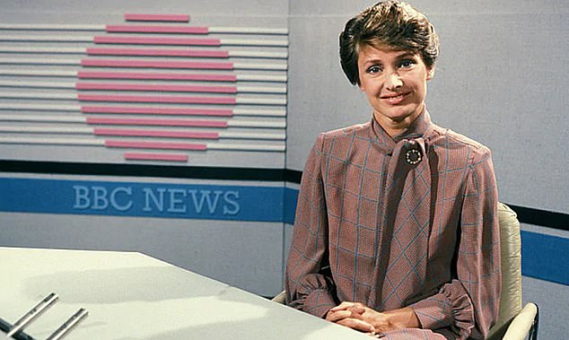 She joined the BBC in 1990, a year after Margaret Thatcher got the keys to 10 Downing Street , and was one of a new wave of female news anchors. Pictured: A younger Ms Leeming presenting BBC News