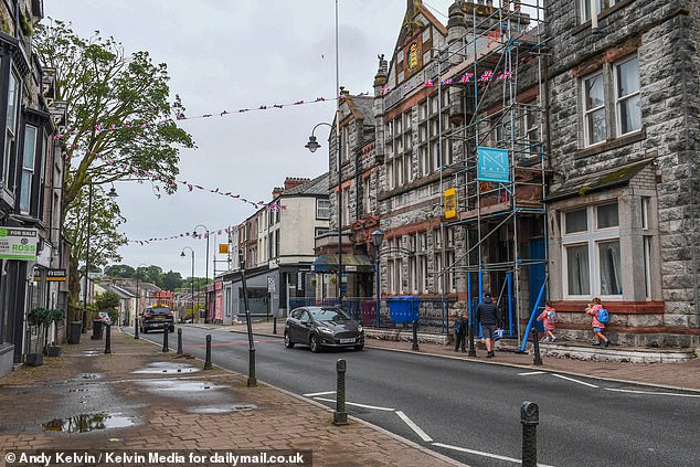 Residents have previously voiced their concerns over social media for the construction of the mosque in the small town (pictured)