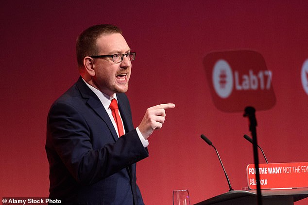 In one particularly shocking comment, the Gorton and Denton MP (pictured in 2017) said he hoped a 72-year-old woman would soon be dead after she dared to ask about her bins