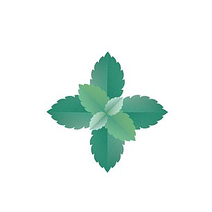 1 mint sprig, 52p