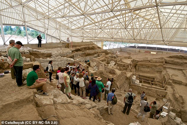 Çatalhöyük was composed entirely of domestic buildings with no obvious public buildings