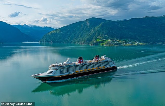 The terrifying moment unfolded aboard the Disney Dream as the ship was sailing back to Fort Lauderdale from the Bahamas (file photo)
