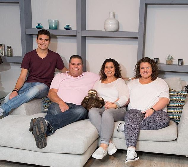 She was just 13 when she joined her mother Nikki, father Jonathan and brother Josh on Gogglebox - instantly propelling her into the public eye and the scrutiny of cruel social media trolls (pictured together on shwo)