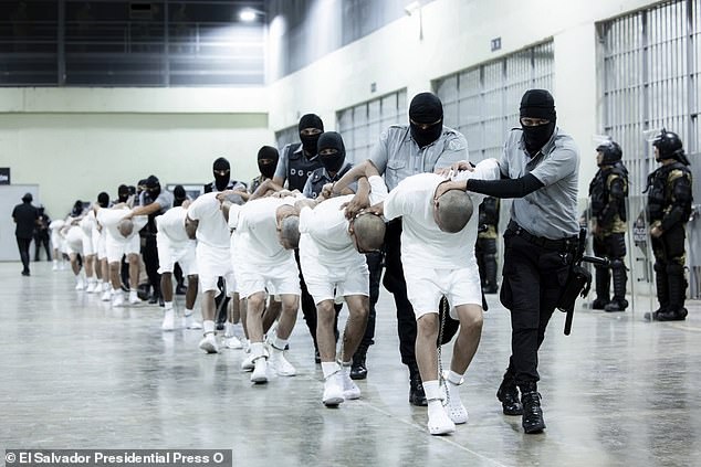 Human rights advocates have slammed the 'inhumane' treatment of the prisoners