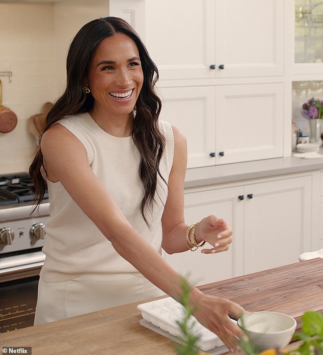 The Duchess of Sussex's TV show 'With Love, Meghan' (pictured) came out on Netflix on March 4