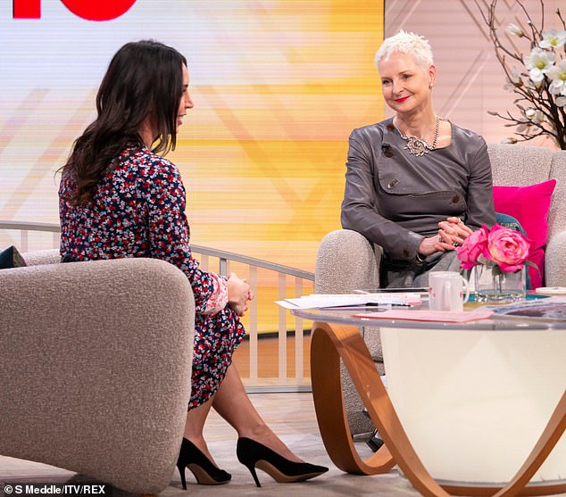 She has ditched the edgy punk style that Mary became so renowned for. Instead of the dark, long spiky hair and thick eyeliner she wore in EastEnders, Linda has a sleek, blonde pixie cut