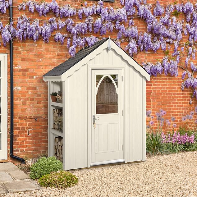 The Chelsea Shed, £4,999, a mini one for repotting the Chelsea Flower Show¿s plant of the year, Philadelphus Petite Perfume Pink