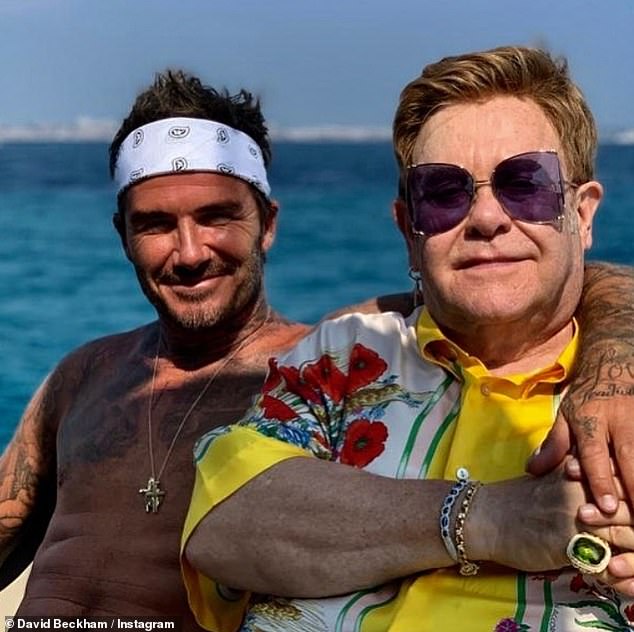 David affectionately calls the musician 'Uncle Elton' after becoming friends in his football heyday