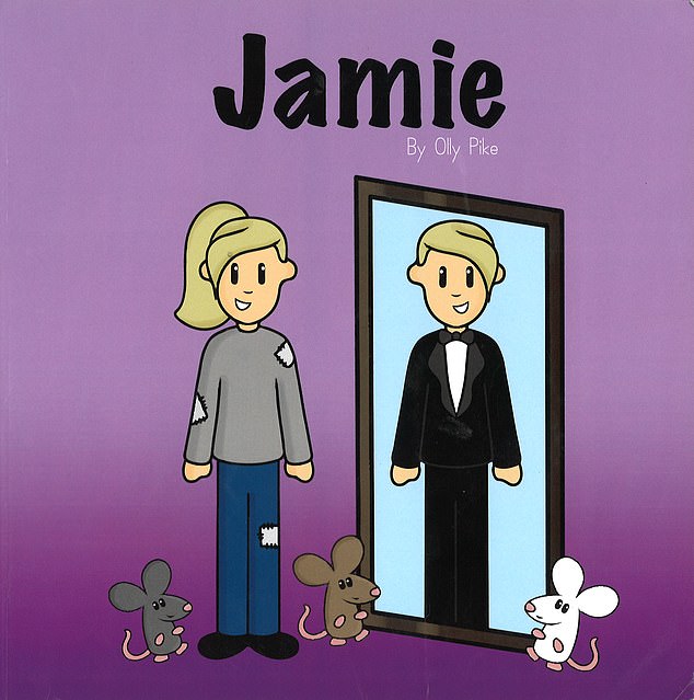 Pop'n'Olly has also produced a book aimed at primary schools, 'Jamie - A Transgender Cinderella Story' (pictured)