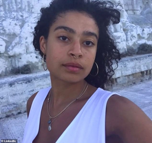 The Sun has reported that the woman is in fact stunning producer Ella Kenny (seen) who has worked at a studio in London for around three years
