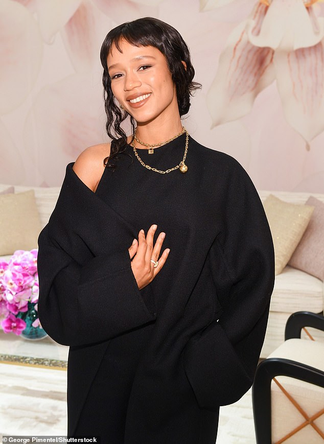 The last woman he was linked to was actress Taylor Russell (seen last November)