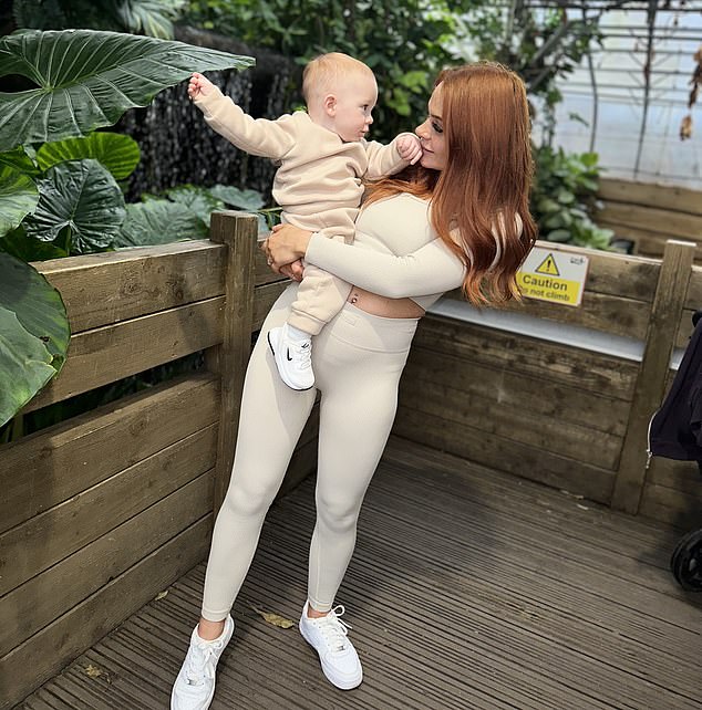 Before the devastating news, she had lots to look forward to including spending quality time with her two-year-old son Arlo, pictured, before he headed off to nursery