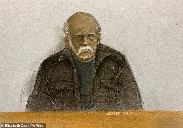 Headley himself unwittingly handed detectives the final piece of the puzzle (Pictured: A court sketch of Headley)