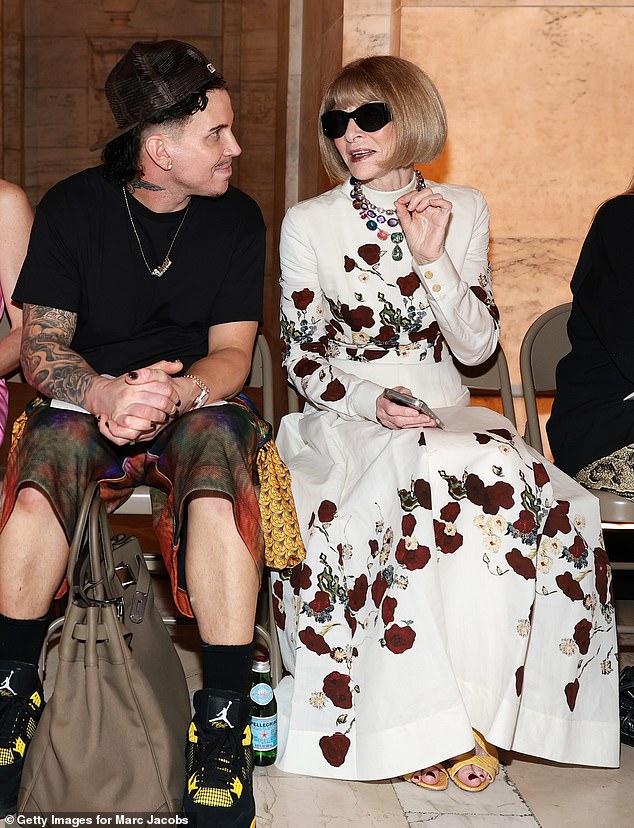 Wintour rubbed elbows with Marc's husband Char Defrancesco