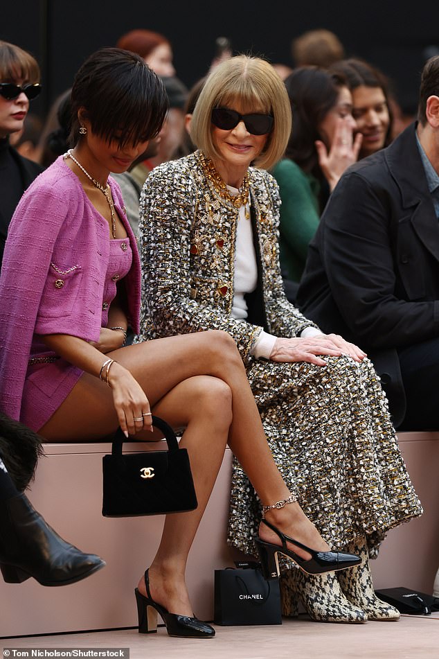Wintour is a frequent front row presence at the most high-end of fashion shows