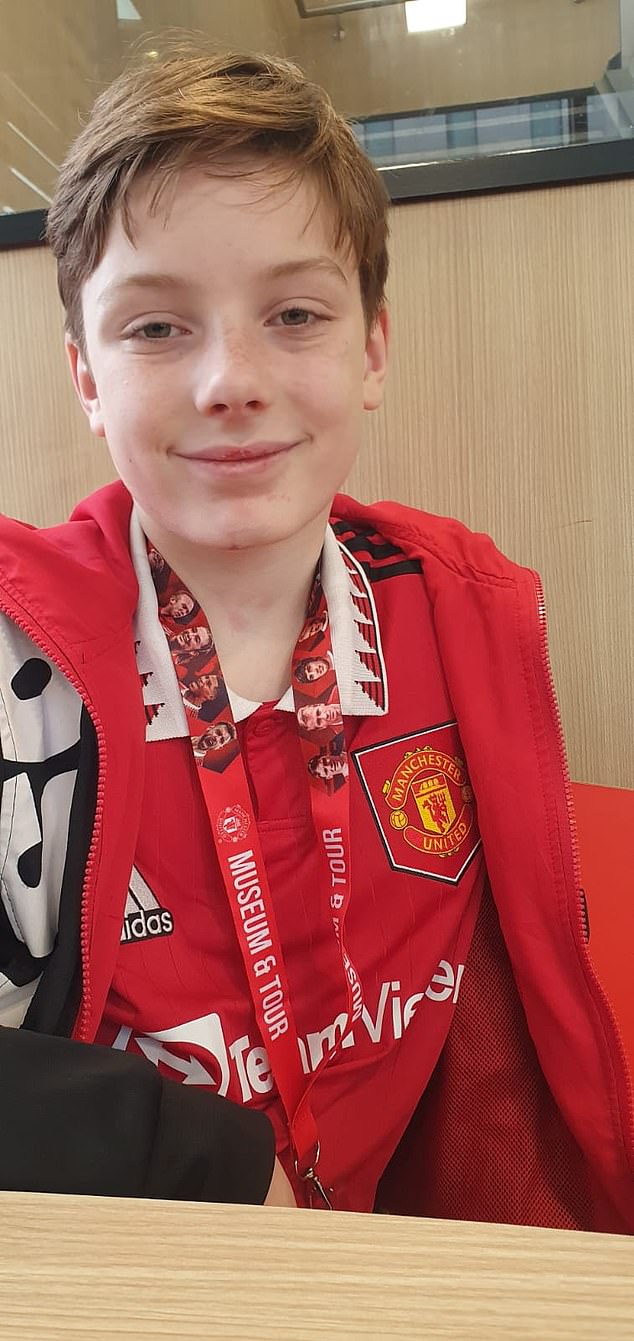 He is believed to have been imitating a challenge that encourages youngsters to choke themselves until they pass out, and which has been linked to multiple child deaths around the world