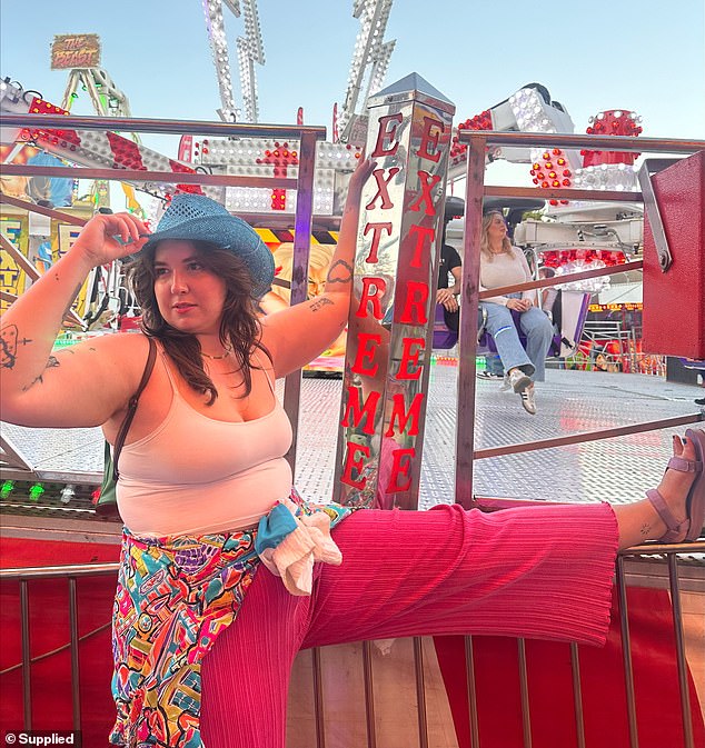 Before: 'I didn't feel in control and was constantly overeating. My portion sizes were massive and I had no idea what balance looked like when it came to food,' Chiara says