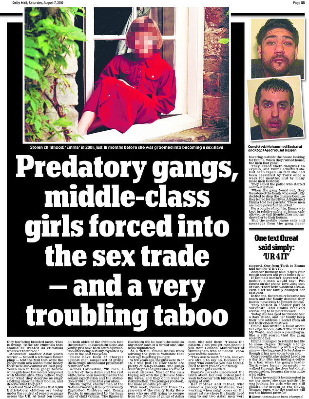 A feature by the Daily Mail's Sue Reid from 2010 about predatory grooming gangs