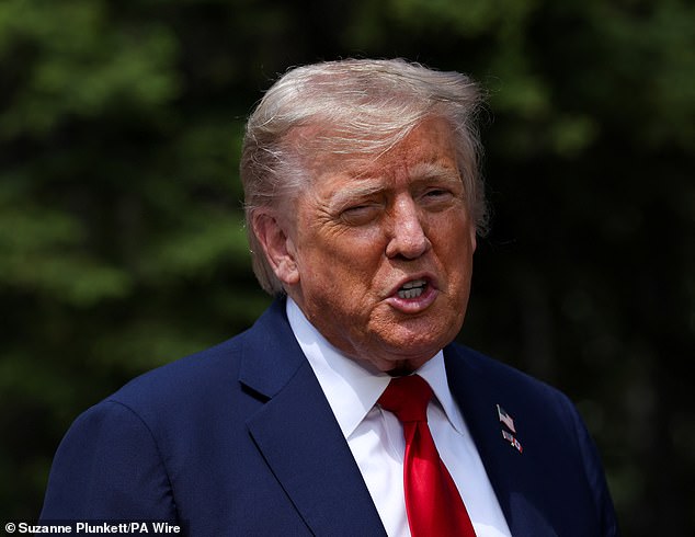 The gun is locked and loaded. His finger is on the trigger. All Donald Trump has to decide now is when to pull it - and destroy Iran 's nuclear weapons facilities, buried deep underground, with giant 'bunker buster' bombs only America is able to deliver.