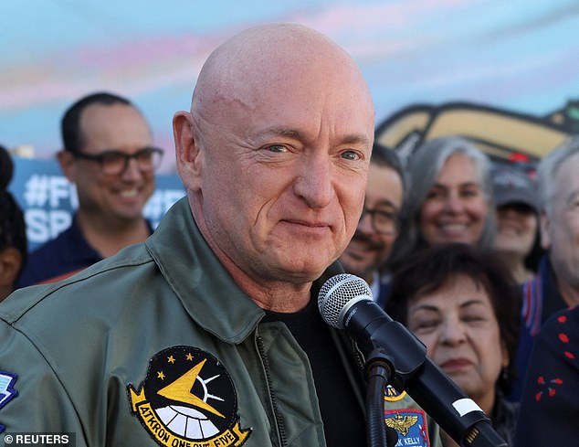 Arizona Democrat Sen. Mark Kelly, a former Navy pilot and astronaut, expressed concern about the president's advisors as the Republican weighs striking Iran