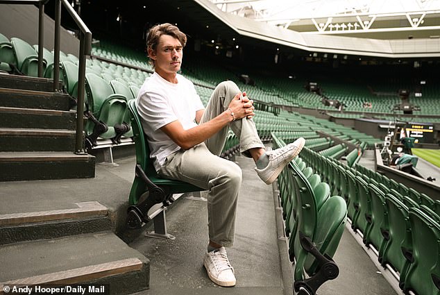 Alex De Minaur, ranked No 11 in the world, told Mail Sport that 'tennis is a very lonely sport'