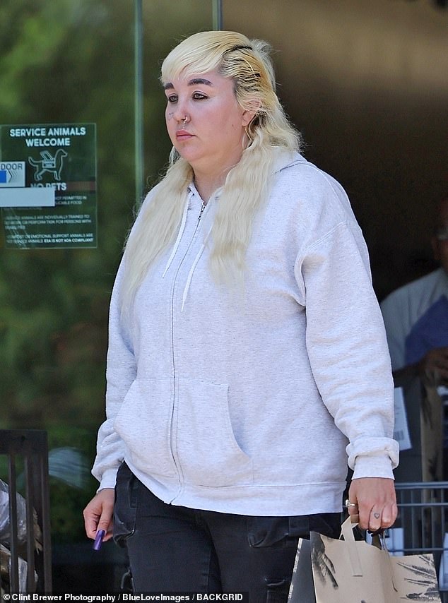 Amanda Bynes looked downcast as she was seen on a rare solo outing after joining X-rated subscription site OnlyFans