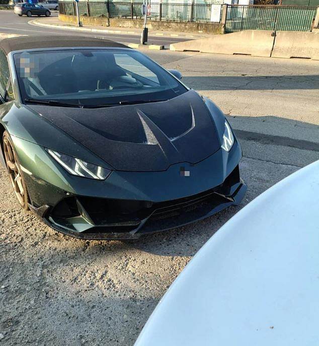 The 38-year-old foreign citizen was caught driving four times over the speed limit in a sports car earlier today in Bujoreni, Romania