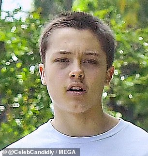 Knox was the spitting image of his famous father Brad