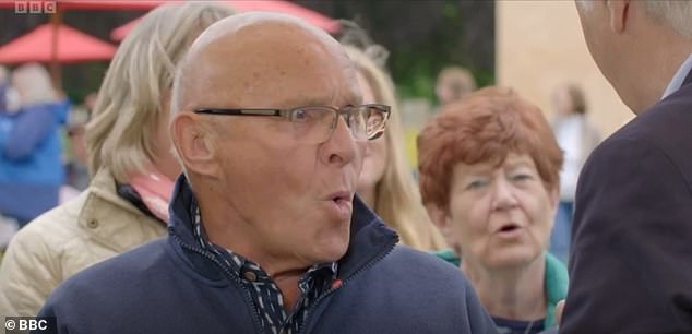 An Antiques Roadshow guest gasped 'I can't believe that!' as he learnt the staggering value of a watch bought for £300