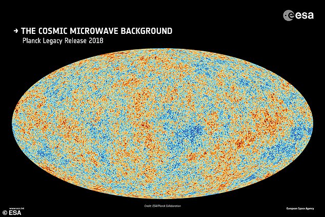 The product of this bounce is a universe which looks remarkably like our own, including features like the cosmic microwave background (pictured) and two phases of expansion