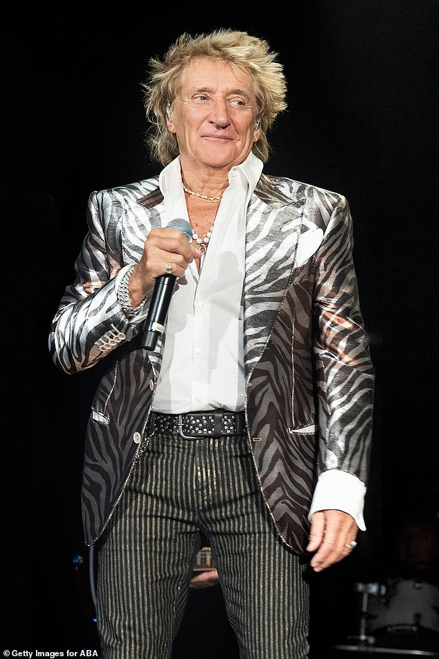 Sir Rod Stewart is set to step out onto Glastonbury's Pyramid Stage tomorrow, a day after he said voters were 'fed up' with the Tories and that Labour was trying to ditch Brexit