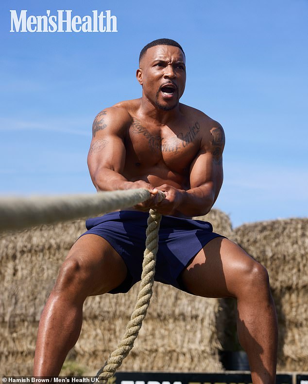 Ashley Walters has reflected on his 'isolating' struggles with alcohol , as he posed for a shirtless shoot with Men's Health UK