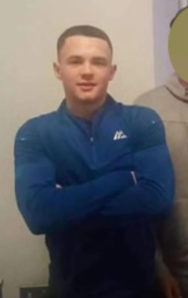 To the horror of murdered schoolgirl Ava White's mother, her killer Harry Gilbertson (pictured left) was able to post this picture of himself on Snapchat on what should have been her 15th birthday