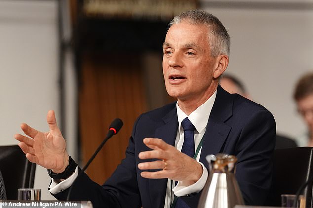 BBC Director-General Tim Davie answering questions on BBC Annual Report on January 23