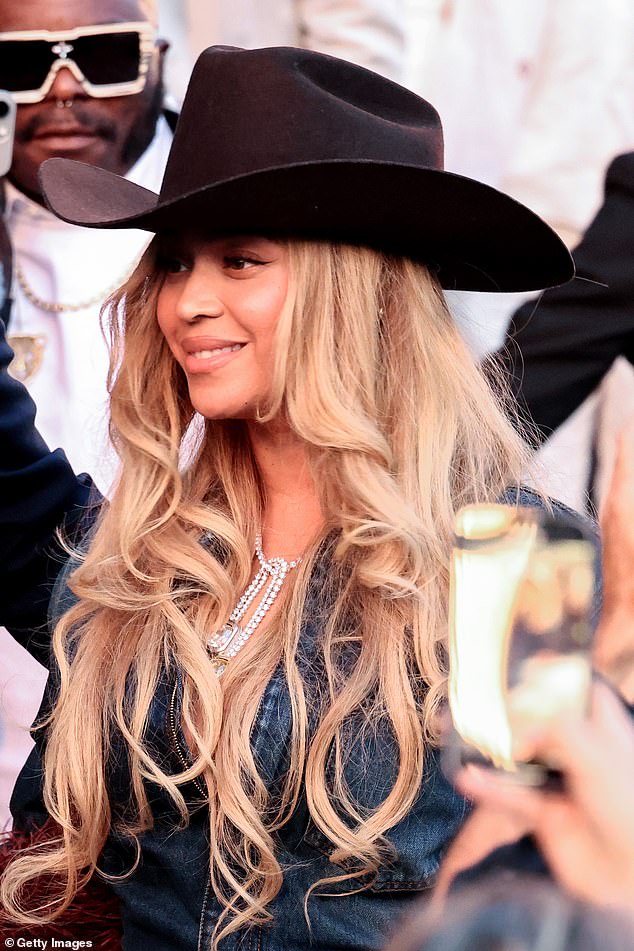 Beyoncé had a horrifying moment during her concert in her hometown of Houston, Texas on Saturday night. Seen here at the Louis Vuitton Menswear show at Paris Fashion Week on June, 24, 2025