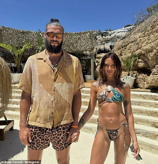 Ex-England football star Andy was questioned twice by Greek police over a series of bust-ups with his girlfriend Lou Teasdale while the pair holidayed in Mykonos, it has been reported