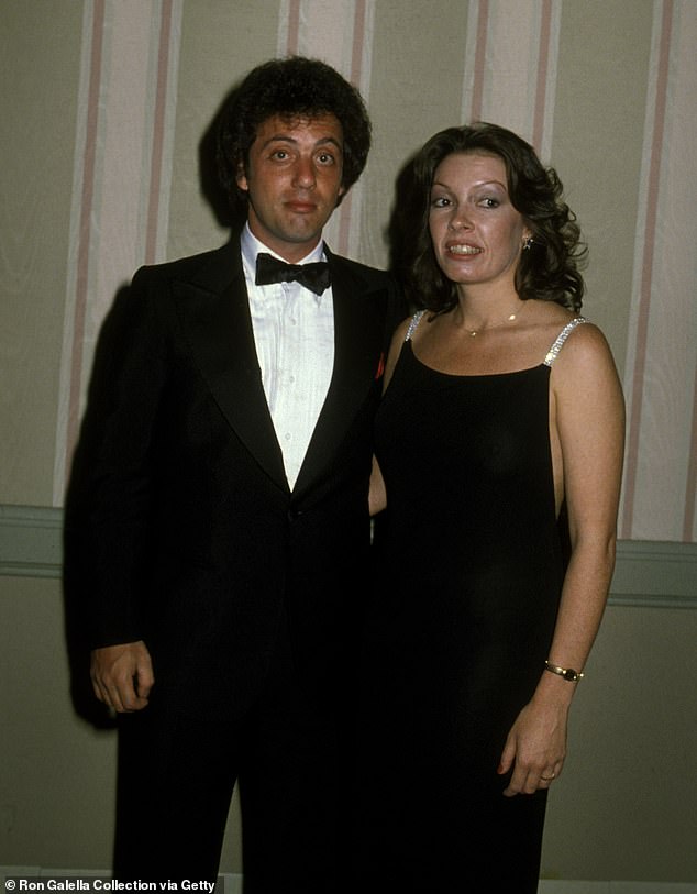 In his early 20s, Joel was living with his Attila bandmate and best friend Jon Small, along with Small's wife Elizabeth Weber and their young son, when he began a secret affair with Weber; (Joel and Weber in 1979)