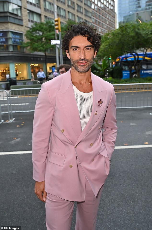 The theater of battle between Blake Lively and Justin Baldoni just narrowed with the announcement that he will not be amending the claims in his $400 million defamation lawsuit; pictured in August 2024 in NYC