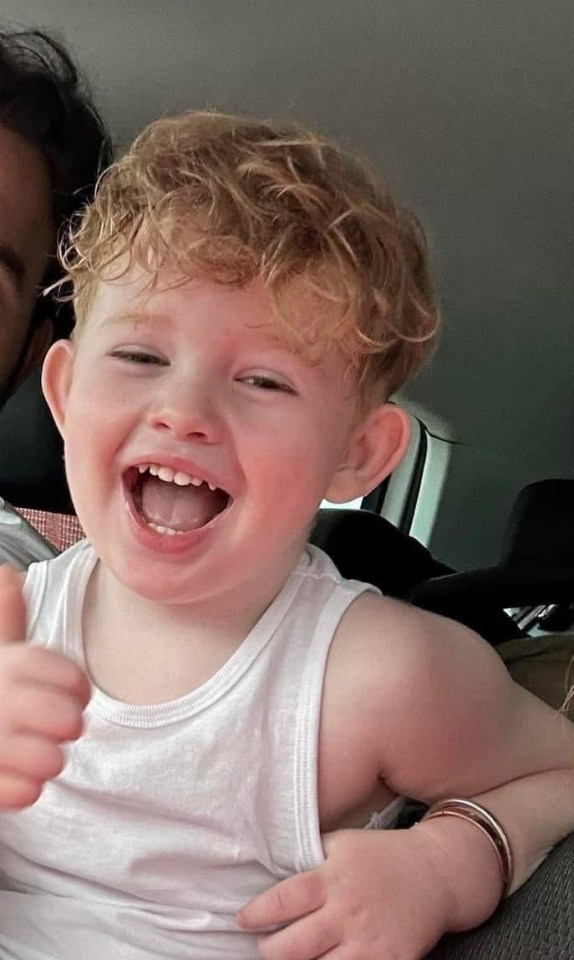 Photo of Peter Maughan, a four-year-old boy.