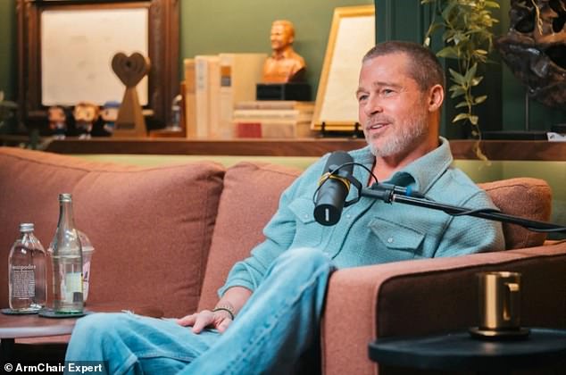 Brad Pitt has opened up about attending Alcoholic Anonymous in the aftermath of his messy split from Angelina Jolie while appearing on Monday's episode of Armchair Expert