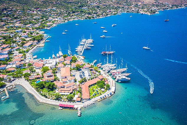 A British tourist has been found dead in a hotel garden in Turkey after plunging to his death