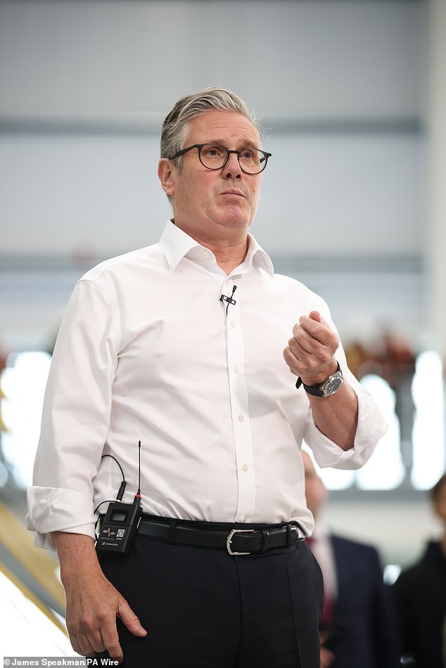 Keir Starmer warned that Britain must be ready for war today as he unveiled a new weapons drive