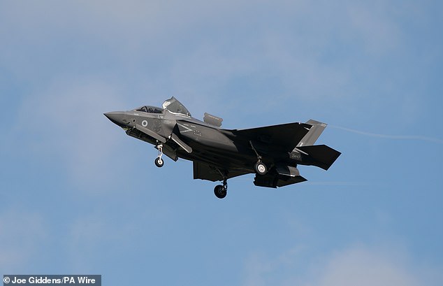 Britain is to buy 12 F-35A fighter jets (pictured) capable of dropping nuclear bombs, Keir Starmer will announce tomorrow