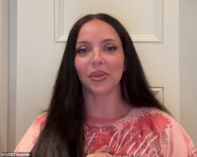 Jade, who could not be present and accepted via video, was crowned Moet's Celebrity Ally of The Year in recognition of her support for queer rights and causes