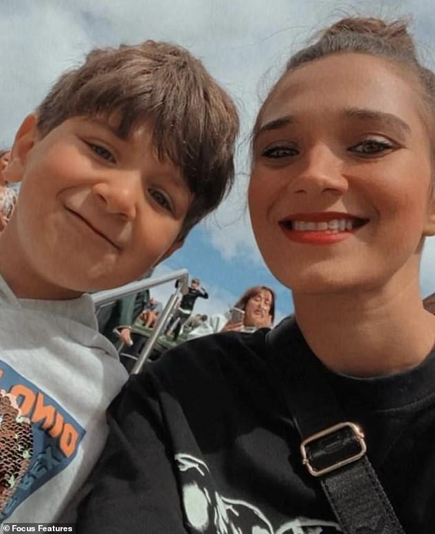 The 27-year-old mother-of-one (pictured right) last saw her son in 2022 when she dropped him off at the school gates
