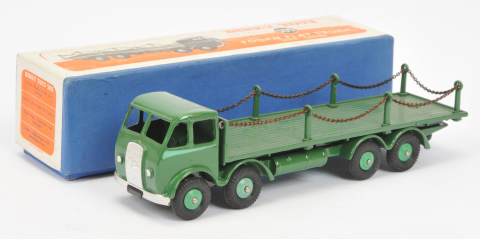 Dated: 04/06/2025 A collection of Dinky toys have sold at auction for almost ¿90k at auction, with the Simply Dinky Auction featuring a number of pre and post-war models at Vectis in Thornaby, Stockton on Tees Pictured is a 505 Foden flat truck, which sold for ¿3,185 See story North News