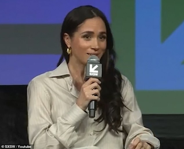 Meghan had been sharing one of her favourite anecdotes - of when she wrote to Proctor & Gamble at the age of 11